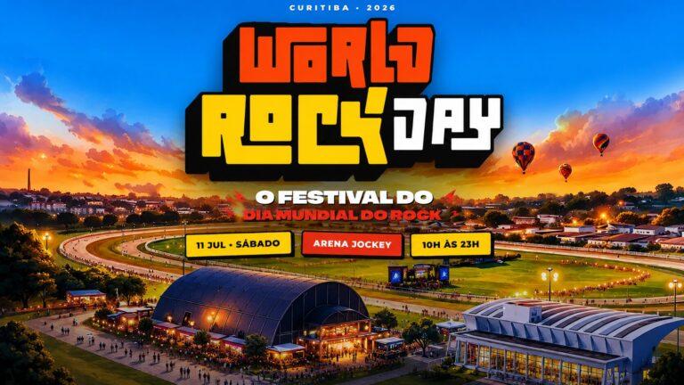 World Rock Day Curitiba destaca line-up com bandas paranaenses e confirma atrações para o festival gratuito