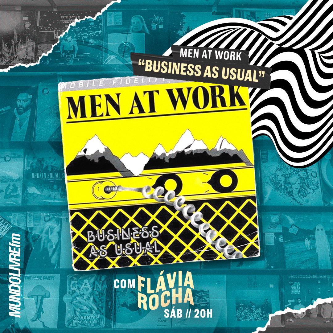 Contracapa | Men At Work – Business as Usual
