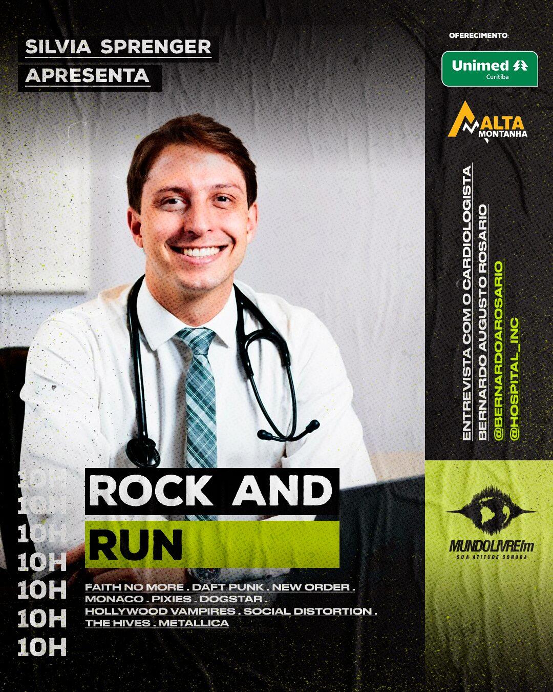 Rock and Run com Dr. Bernardo Augusto Rosario | 21/03/26
