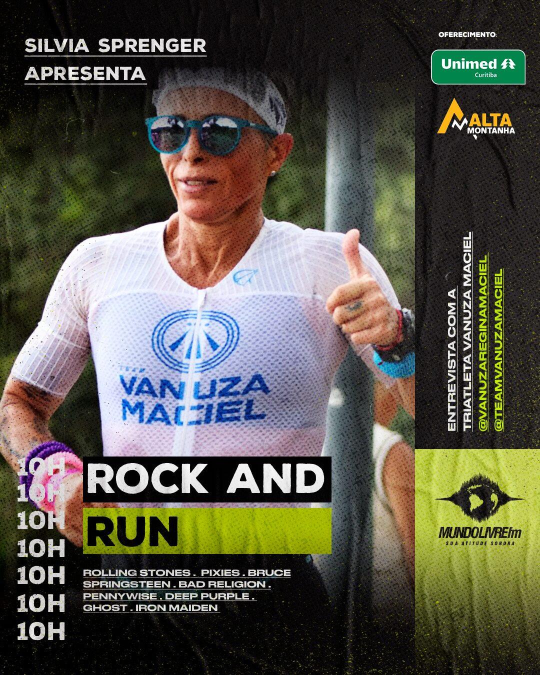 Rock and Run com a triatleta Vanuza Maciel | 28/03/26