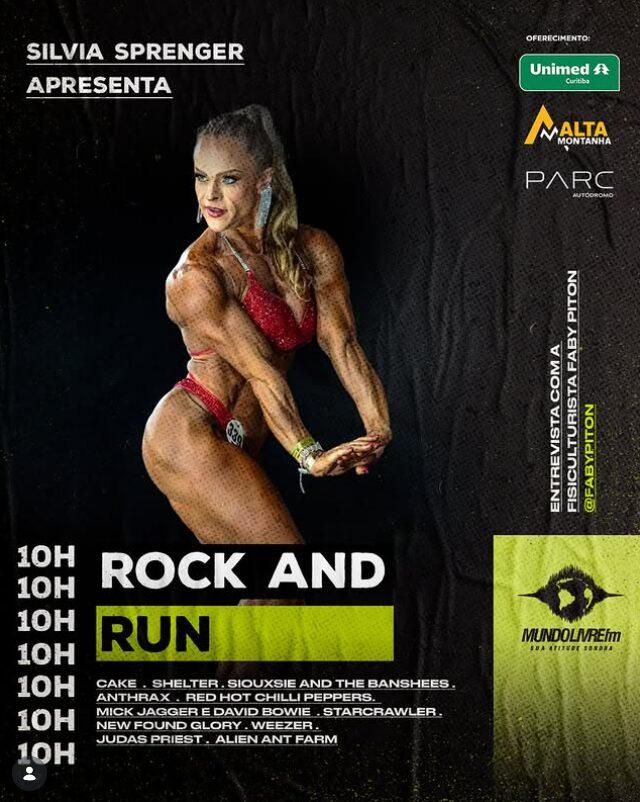 Rock And Run com a fisiculturista Faby Piton | 30/05/26