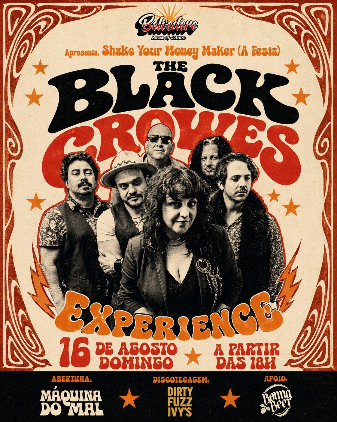Reestreia da The Black Crowes Experience leva clássicos dos Black Crowes ao palco em Curitiba