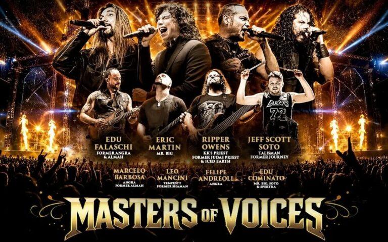 Masters of Voices reúne Eric Martin, Edu Falaschi, Tim Ripper Owens e Jeff Scott Soto em Curitiba