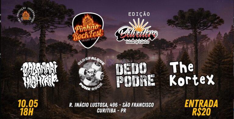 Nesse sábado o Pinhão Rock fest começa com muito peso no Box ‘n Roll