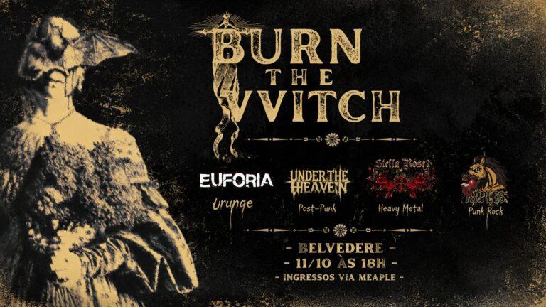 Burn The Witch reúne quatro bandas e concurso de fantasias em evento beneficente em Curitiba