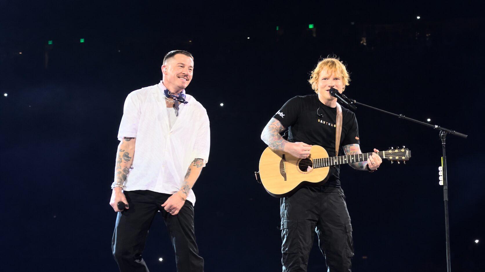 Macklemore é retirado da turnê de Ed Sheeran após discurso pró-Palestina