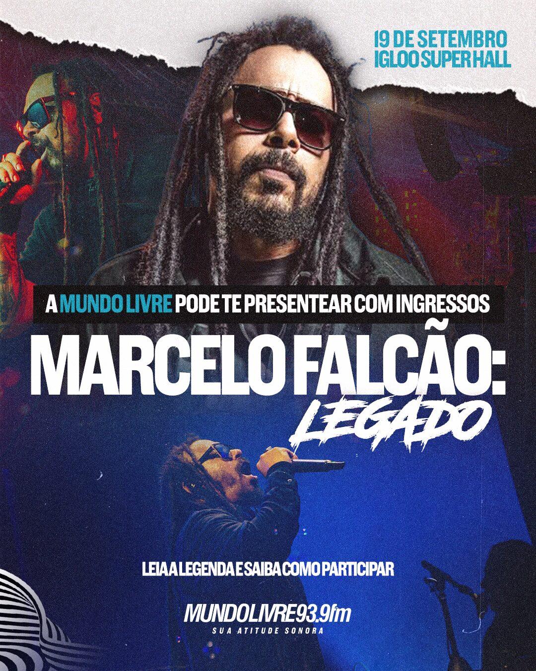 Marcelo Falcão na turnê “O Legado” em Curitiba