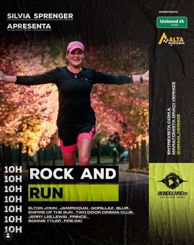 Rock And Run com a maratonista Graci Vernize ...