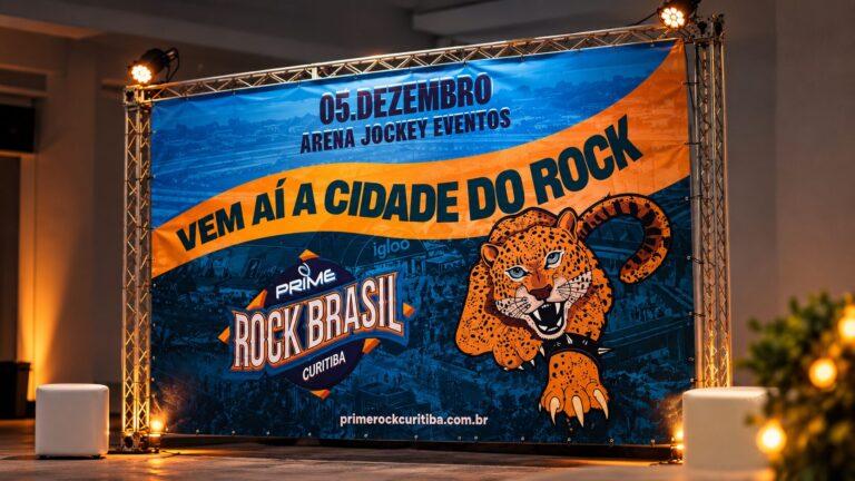 Prime Rock Brasil transforma Curitiba em “Cidade do Rock” com dez atrações que marcaram o rock nacional; confira o line-up do festival