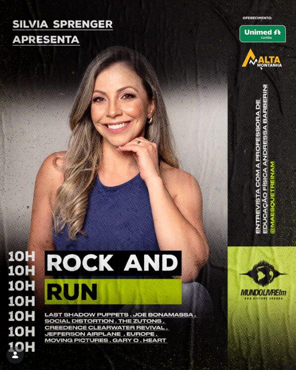 Rock And Run com a professora de Educação Fís...