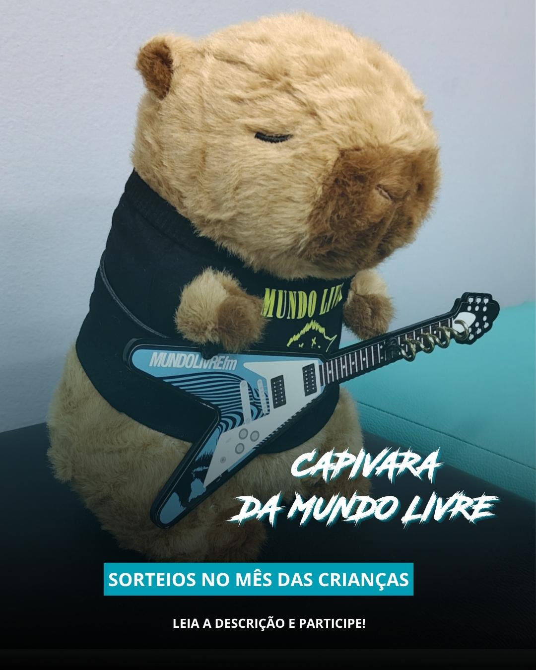 CAPIVARA DA MUNDO LIVRE