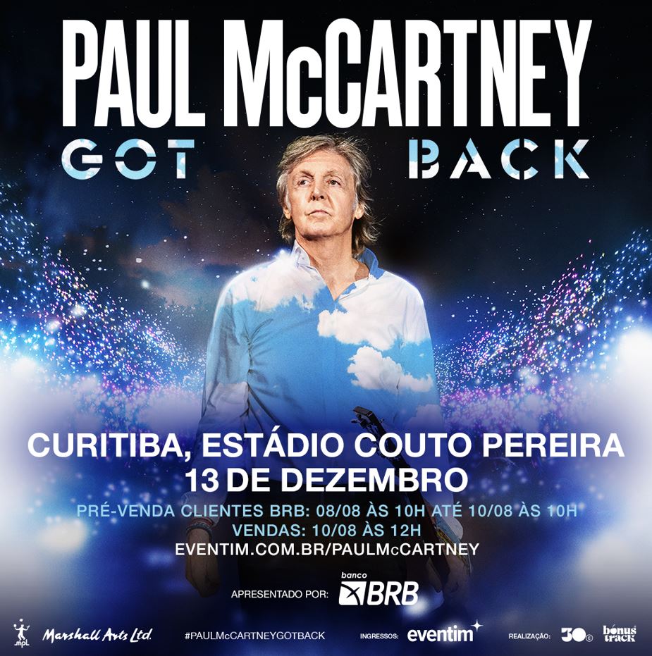 Paul McCartney traz para o Brasil a turnê GOT BACK e se apresenta