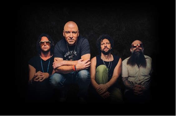 Integrantes da banda Live durante divulgação da turnê latino-americana de 2026.