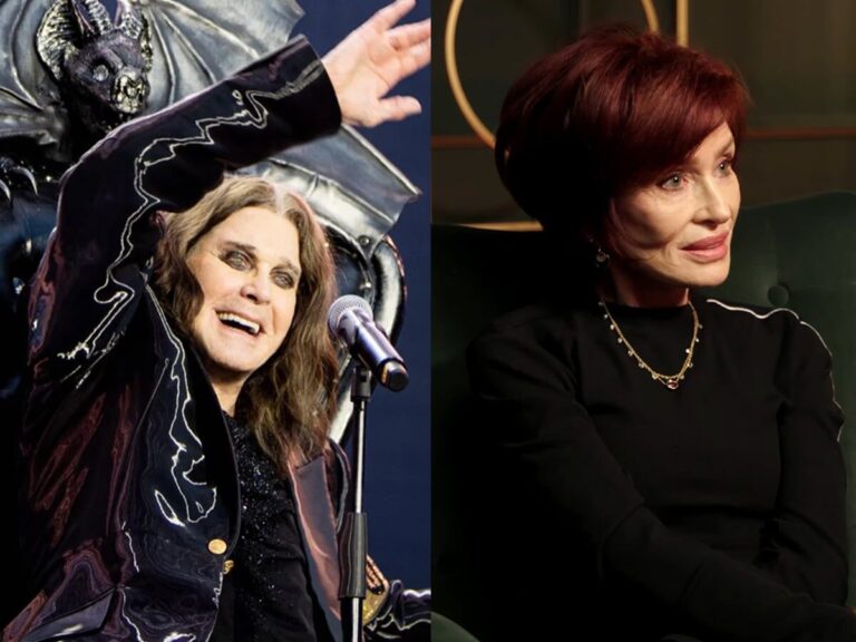 Sharon Osbourne durante vídeo defendendo o projeto de avatar de IA de Ozzy Osbourne.