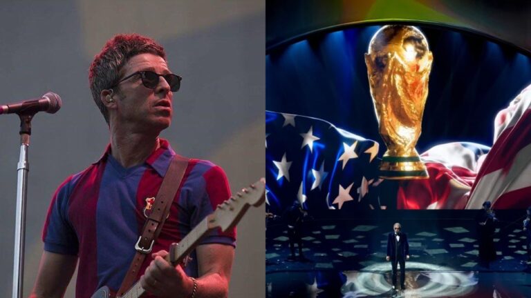 Noel Gallagher comentando o show do intervalo da final da Copa do Mundo de 2026.