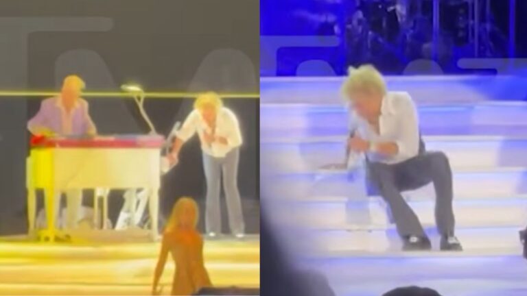Rod Stewart recebe oxigênio durante show em Utah após passar mal no palco