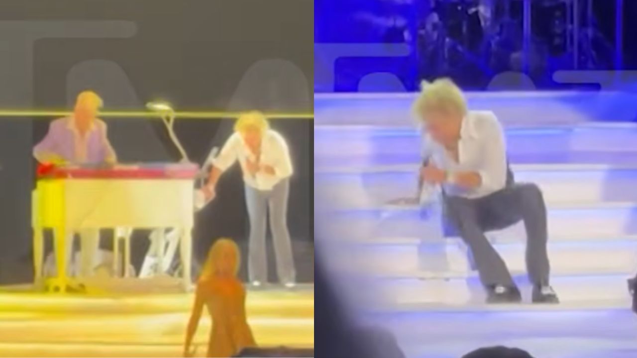 Rod Stewart recebe oxigênio durante show em Utah após passar mal no palco