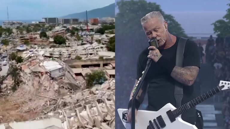 Metallica doa US$ 100 mil para vítimas dos terremotos na Venezuela