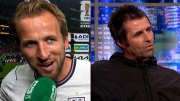 Liam Gallagher durante apresentação do Oasis em 2025; cantor reagiu após Harry Kane perder a voz cantando Wonderwall na Copa do Mundo.