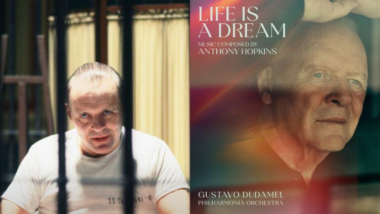 Anthony Hopkins durante evento no Red Sea International Film Festival em 2025, período em que anunciou o álbum Life Is a Dream.