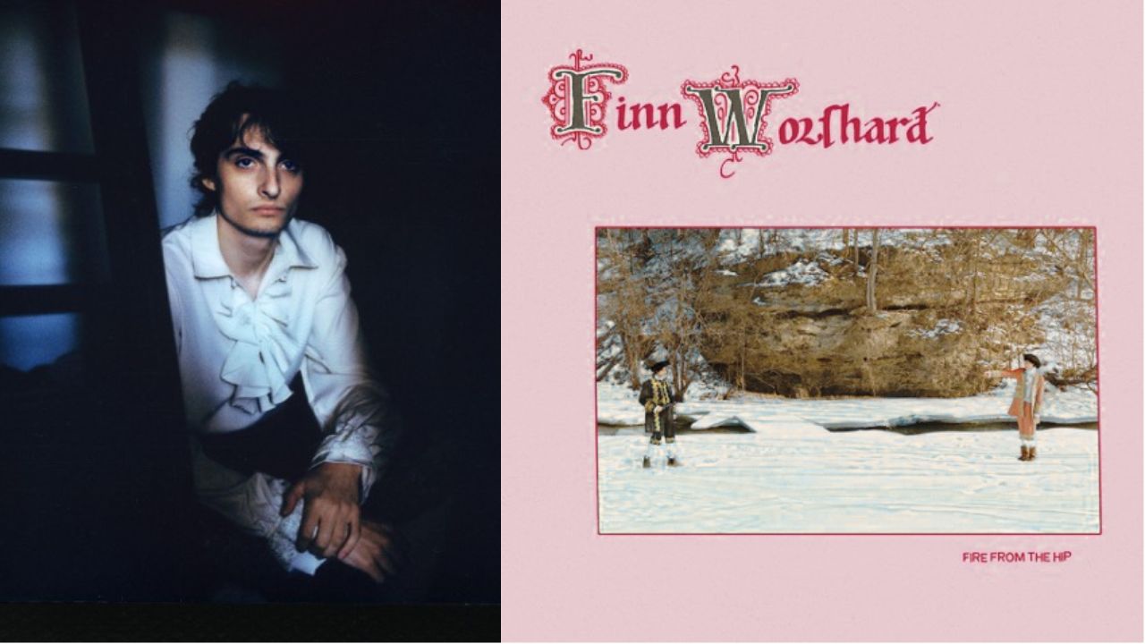 Finn Wolfhard posa para divulgação do álbum Fire From The Hip, seu segundo trabalho solo.