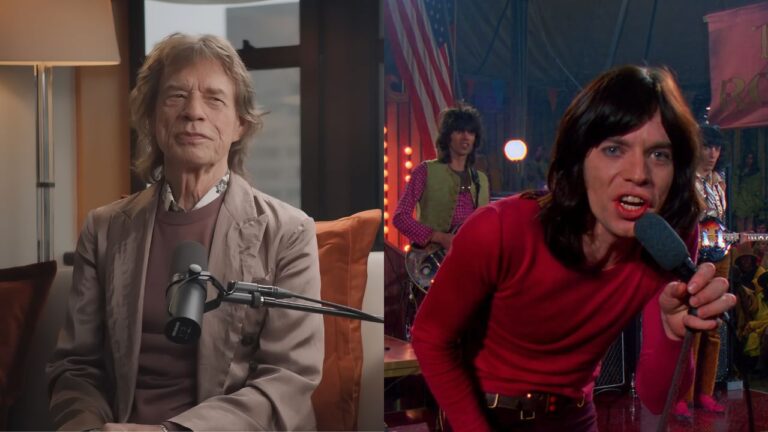 Mick Jagger durante apresentação dos Rolling Stones, em imagem de arquivo, enquanto comenta os desafios do envelhecimento aos 82 anos.