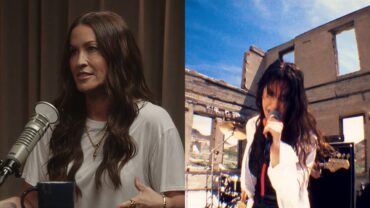 Alanis Morissette durante entrevista ao podcast Talk Easy, em que relembra o rótulo de "mulher raivosa" atribuído após o lançamento de You Oughta Know.