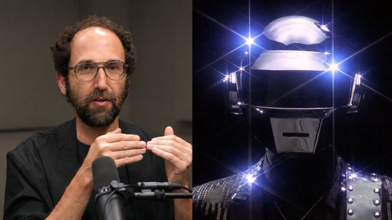 Thomas Bangalter do Daft Punk durante entrevista sobre a trilha de Tron: O Legado