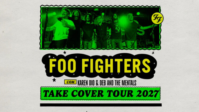 Foo Fighters anuncia shows no Brasil em 2027 pela Take Cover Tour