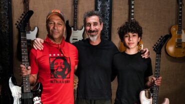 Tom Morello durante entrevista sobre seu primeiro álbum solo de rock