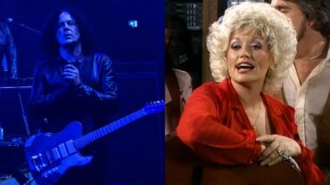 Jack White tocando Jolene em homenagem a Dolly Parton durante show em Londres